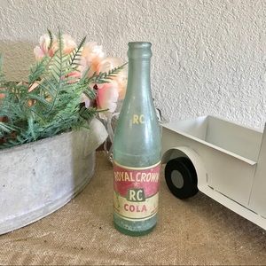 *SOLD* Rustic Farmhouse Glass Bottle Decoration